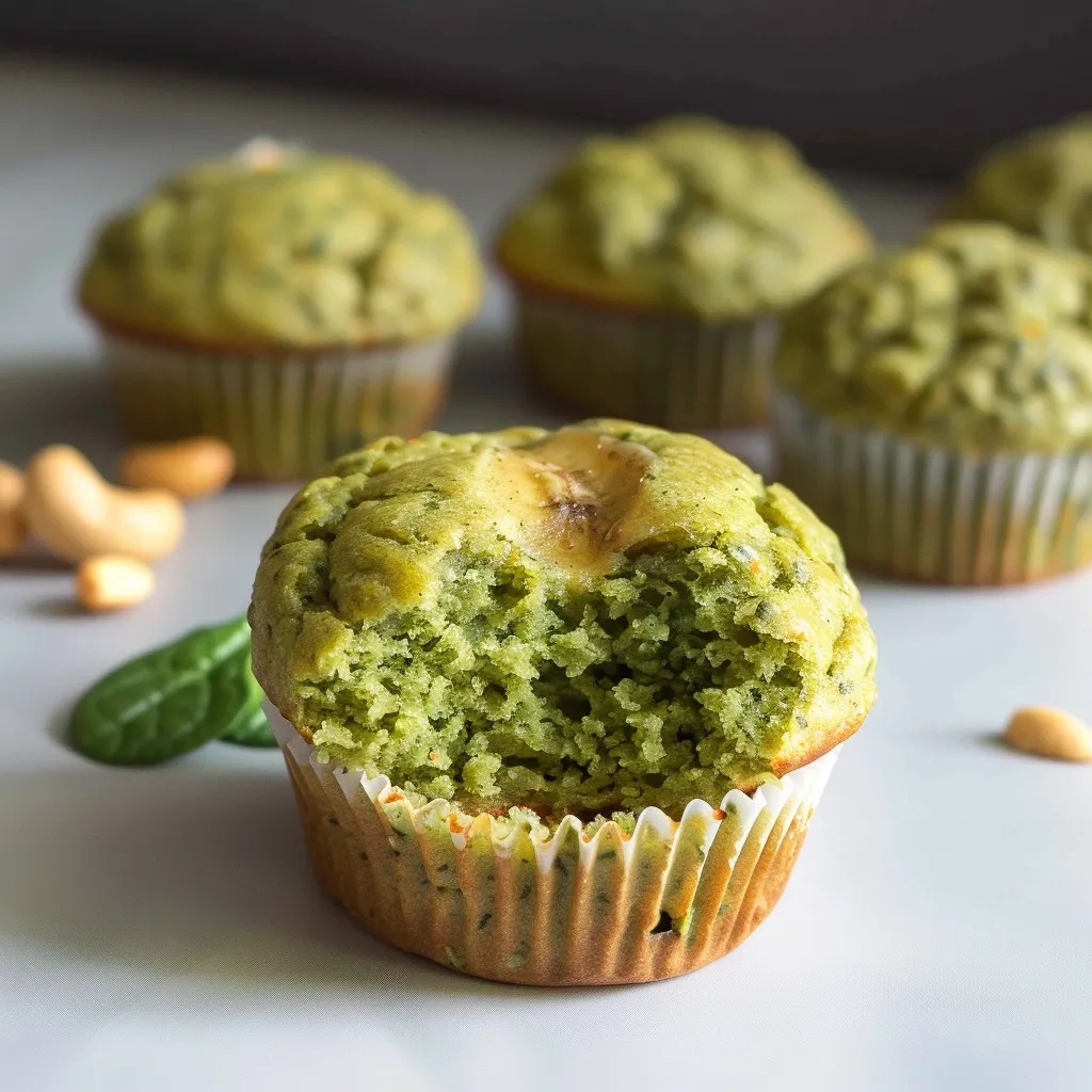 Nutrient Powerhouse: Moist Spinach Muffins for Wellness Goals